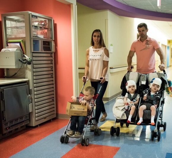 The formerly conjoined McDonald twins’ amazing journey home